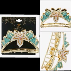 Disney Mulan Magnolia Flower hair claw clip / metal / 4 inch / NEW in packaging